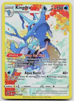 Kingdra TG03/TG30 Astral Radiance Trainer Gallery Pokemon NM - Image 1