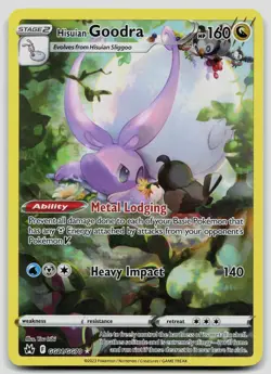 Hisuian Goodra GG21/GG70 Crown Zenith Galarian Gallery Pokemon NM - Image 1