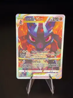 Lucario VSTAR SWSH291 Holo Promo Sword & Shield Promo Pokemon Near Mint - Image 1