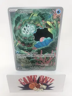 Pokemon Scarlet & Violet Destined Rivals Clamperl IR 195/182 BUF - Image 1