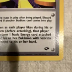 Wizards of the Coast Pokemon TCG Saffron City Gym 1st Ed 122/132 Uncommon - Image 3