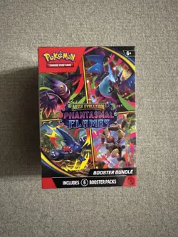 Pokemon Phantasmal Flames Booster Bundle - Sealed In Hand - Image 1