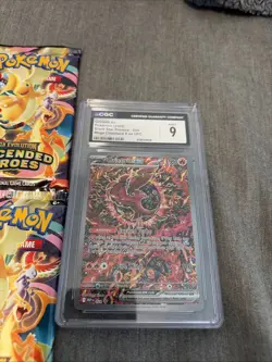Lot of 8 Pokemon Ascended Heroes Booster Packs w/ CGC 9 Oricorio EX 024 - Image 2