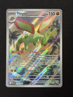 Pokemon TCG Flygon 101/094 Full Art Illustration Rare Holo Phantasmal Flames NM - Image 1