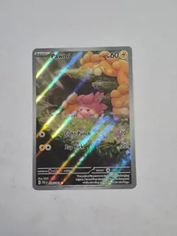 Pawmi 226/091 Illustration Rare Paldean Fates Pokemon Holo Near Mint - Image 1