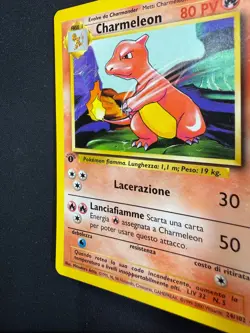 Pokemon Charmeleon 24/102 Set Base Prima Edizione Wizards ITA Carte Vintage - Image 4