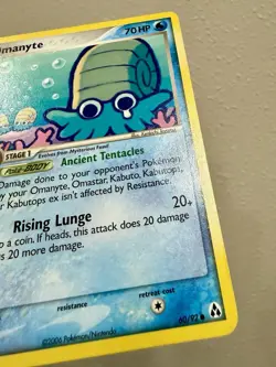 Omanyte HP 60/92 - Legend Maker 🏝 Pokemon 2006 - Image 3