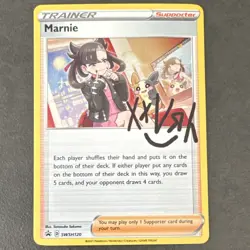 The Pokemon Company Pokemon TCG Marnie SWSH120 Sword & Shield Promo Holo English - Image 1