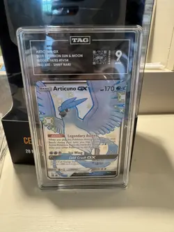 Articuno GX 154/168 Full Art Holo Pokemon 2018 Celestial Storm TAG 9 GEM MINT - Image 1