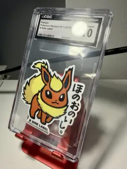 ✨✨✨ CGC 10 2019 Pokemon B-Side Label Stickers Flareon - Image 4