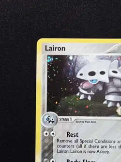 Lairon 38/92 Reverse Holo Stamped EX Legend Maker Pokemon TCG 2006 - Image 3