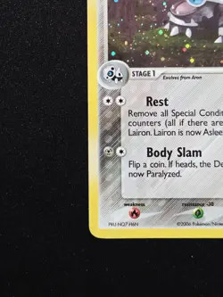 Lairon 38/92 Reverse Holo Stamped EX Legend Maker Pokemon TCG 2006 - Image 5