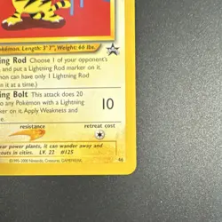 Pokemon TCG Electabuzz Wotc Promo Regular 46/53 60 HP Basic English - Image 4
