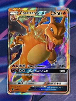 Charizard GX SM211 Sun & Moon Holo Black Star Promo Pokemon Card NM - Image 1