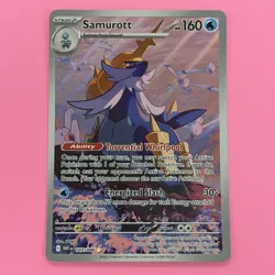 Pokemon TCG Samurott 107/086 Illustration Rare Full Art White Flare - Image 1