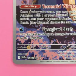Pokemon TCG Samurott 107/086 Illustration Rare Full Art White Flare - Image 4