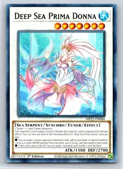 Deep Sea Prima Donna MP21-EN066 2021 Tin of Ancient Battles Yu-Gi-Oh LP - Image 1
