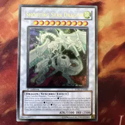 Yugioh Shooting Star Dragon Ultimate Rare 1st Edition STBL-EN040 VLP - Image 1