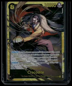 CROCODILE OP14-120 The Azure Sea's Seven Secret Rare Foil - Image 1