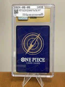 CGC Pristine 10 Alvida OP01-064 Romance Dawn Box Topper Pre-Errata Holo - Image 2