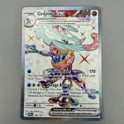 Greninja ex 198/167 Ultra Rare Full Art Twilight Masquerade Pokemon Card NM - Image 3