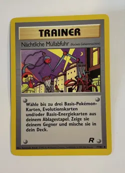 Nightly Garbage Run 77/82 German Version 2000 Pokemon Trainer Card - Image 1