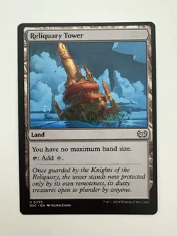Reliquary Tower MTG Magic the Gathering Card NM Near Mint DSC - Image 1