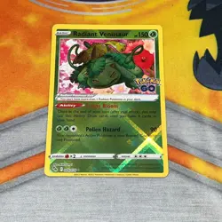 Radiant Venusaur ~ 004/078 ~ Holo ~ POKEMON GO ~ MINT ~ Pokemon Card - Image 1