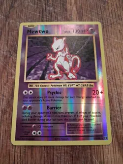 Pokemon XY Mewtwo 2016 Foil Evolutions Card 51/108 - Image 1