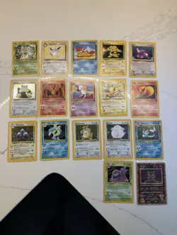Pokemon TCG Assorted Cards Collection Card Game Lot Of 17 Cards - Image 1