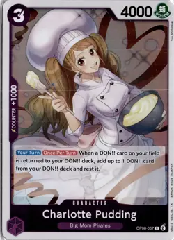 Charlotte Pudding OP08-067 R Two Legends One Piece Card Trading Card TCG - Image 1