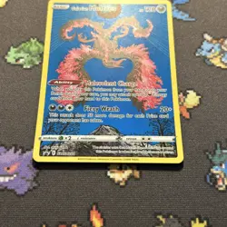 Galarian Moltres SWSH284 NM -Full Art Pokemon Card- Black Star Promo (4z) - Image 3