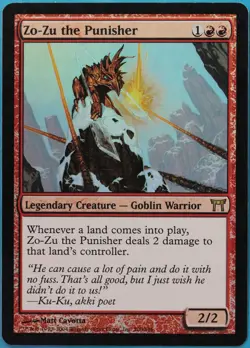 Zo-Zu the Punisher FOIL Champions of Kamigawa HEAVILY PLD CARD (517261) ABUGames - Image 1