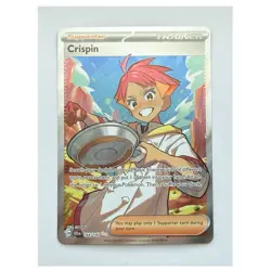 Pokemon Crispin 164/142 SV07 Stellar Crown Ultra Rare Holo Trainer Card - Image 1