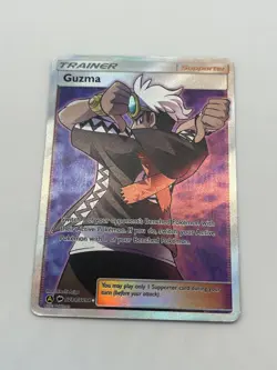 Pokemon Guzma SV84/SV94 Hidden Fates Full Art Trainer Holo Card - Image 1