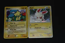 Pokemon Card Lot LP-HP Holo Minun 4/17 POP Series 3 & Plusle HGSS16 Promo - Image 1