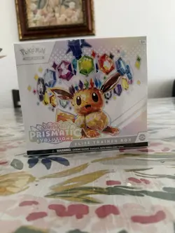 Pokemon TCG Scarlet & Violet Prismatic Evolutions ETB Sealed 65 Cards Eevee - Image 1