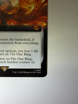 The One Ring Extended Art #0380 MTG Lord of the Rings LTR Mythic NM - Image 3