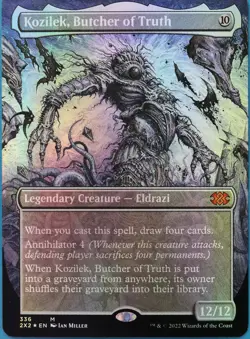 Kozilek Butcher of Truth (Borderless 336) FOIL Double Masters 2022 NM (513977) - Image 1