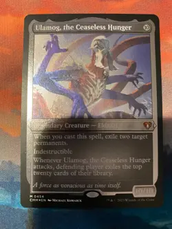 MTG Commander Masters Ulamog the Ceaseless Hunger Foil Etched - Image 1