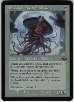 MTG Emrakul the World Anew Retro Frame Foil NM Modern Horizons 3 Magic 384 - Image 1