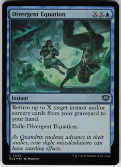 MTG Divergent Equation Foil NM Secrets of Strixhaven Magic 43 - Image 1