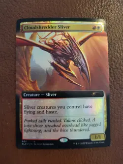 Cloudshredder Sliver *FOIL Extended Art* [SLD] Secret Lair Drop - Image 1
