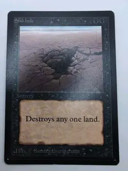 Sinkhole - 1993 Magic the Gathering - Limited Edition Beta Edition Regular - Image 1