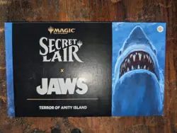 MTG Secret Lair JAWS Terror of Amity Island Movie Sealed Non Foil Magic - Image 1