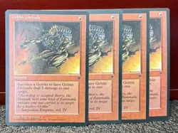 Vintage 1995 Fallen Empires FEM 4x {{{ Goblin Grenade }}} #56~Common~L@@K - Image 1