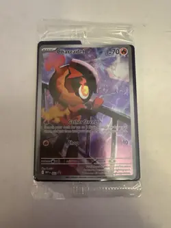 Pokemon: Charcadet MEP 022 Phantasmal Flames ETB Black Star Promo Card SEALED - Image 1