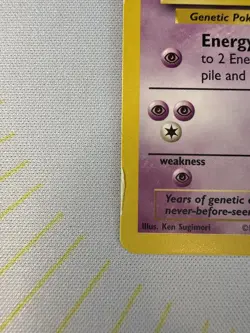 Pokemon TCG Mewtwo Black Star Promos Kids WB Presents 1st Movie Stamp ✨ - Image 4
