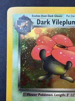 Dark Vileplume 13/82 Holo Rare! Team Rocket VINTAGE Pokemon 2000 - Image 3