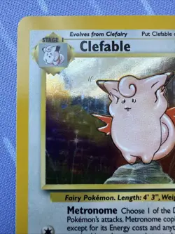 Clefable 1/64 HOLO Jungle VINTAGE 1999 Pokemon - Image 4
